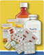 pill bottles and packets